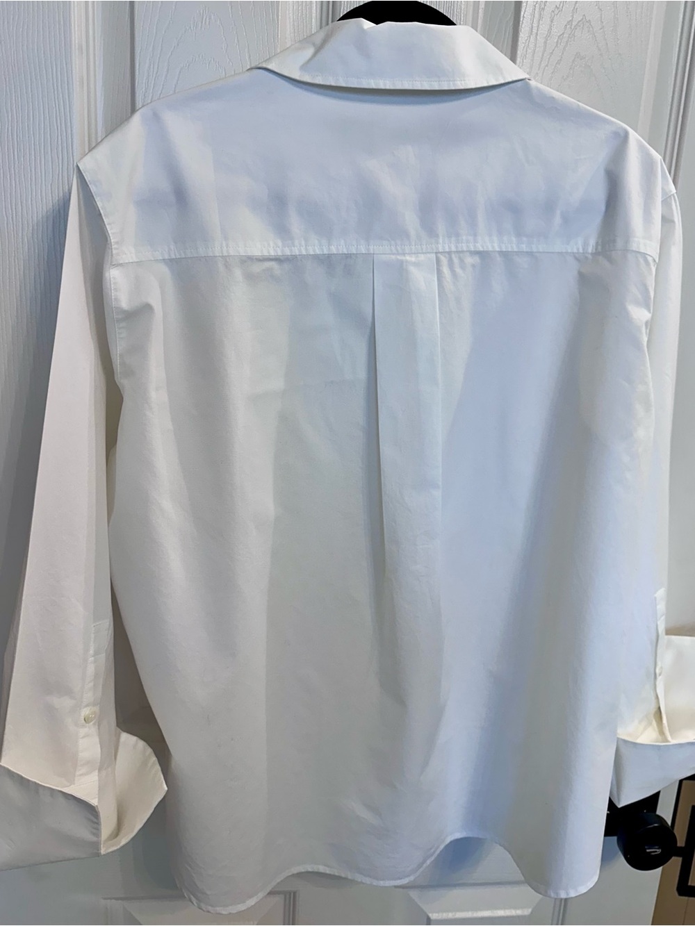 Sezane Paris Marilis Ecru Button Down Shirt Size FR 36 US 8 $130 - Picture 8 of 9